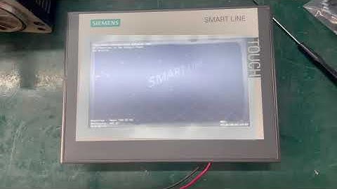 6AV6 648-0CC11-3AX0 HMI "SIEMENS" Clip Test