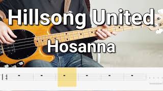 Video thumbnail of "Hillsong United - Hosanna (Bass Cover) Tabs"