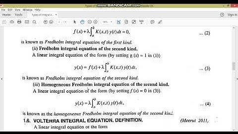 Types of Integral Equation//Volterra and Fredholm Integral Equations//MM-II//M.Adnan Anwar
