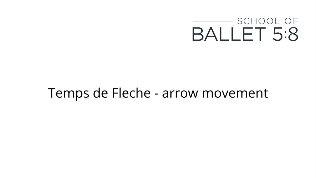 How to Pronounce Ballet Terms Temps de Fleche YouTube