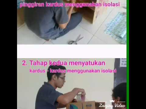 Membuat rak  buku  dari  kotak aqua  YouTube