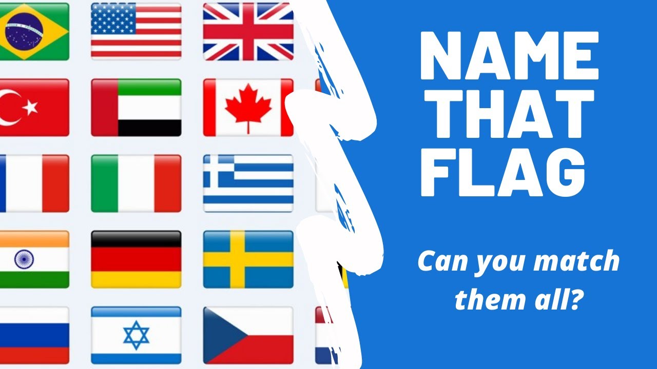 Match the flags