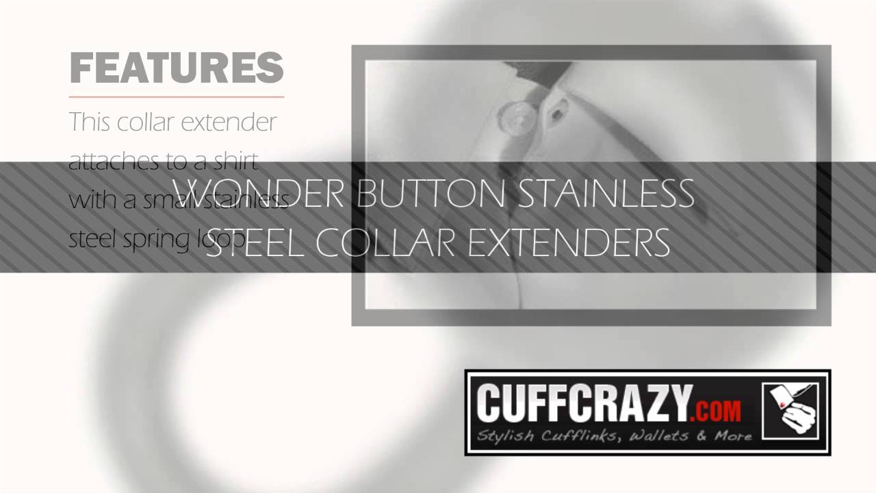 Dress Shirt Collar Extender - Wonder Button 