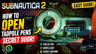 🔓 Subnautica 2 - How to Open Tadpole Pens Secret Door | Easy Guide