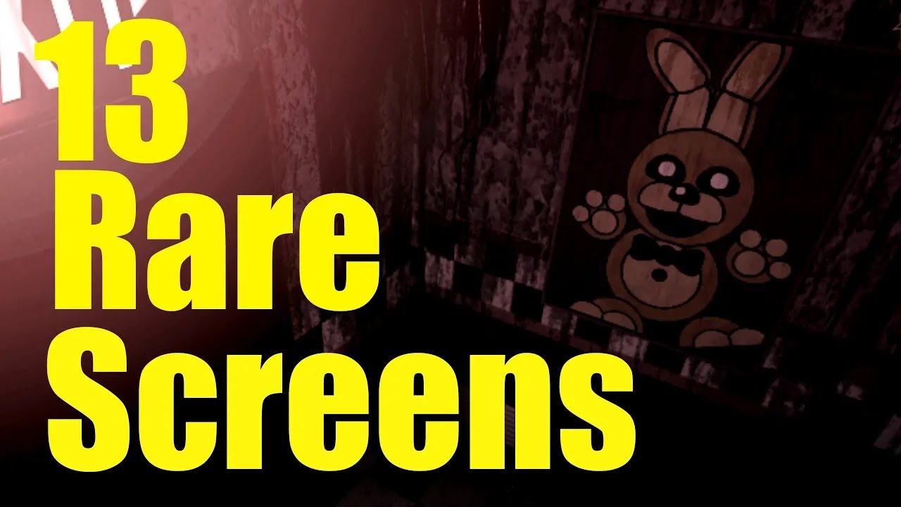 13 Rare Five Nights at Freddy's 3 Screens