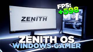 ZENITH OS - O WINDOWS GAMER OTIMIZADO QUE AUMENTA FPS E REDUZ INPUTLAG! (até Pro Player usa)