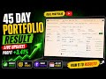 🔥 45 DAY PORTFOLIO RESULT | ₹5,000+ Loss Recovery Started? 📈 | Real Portfolio Update