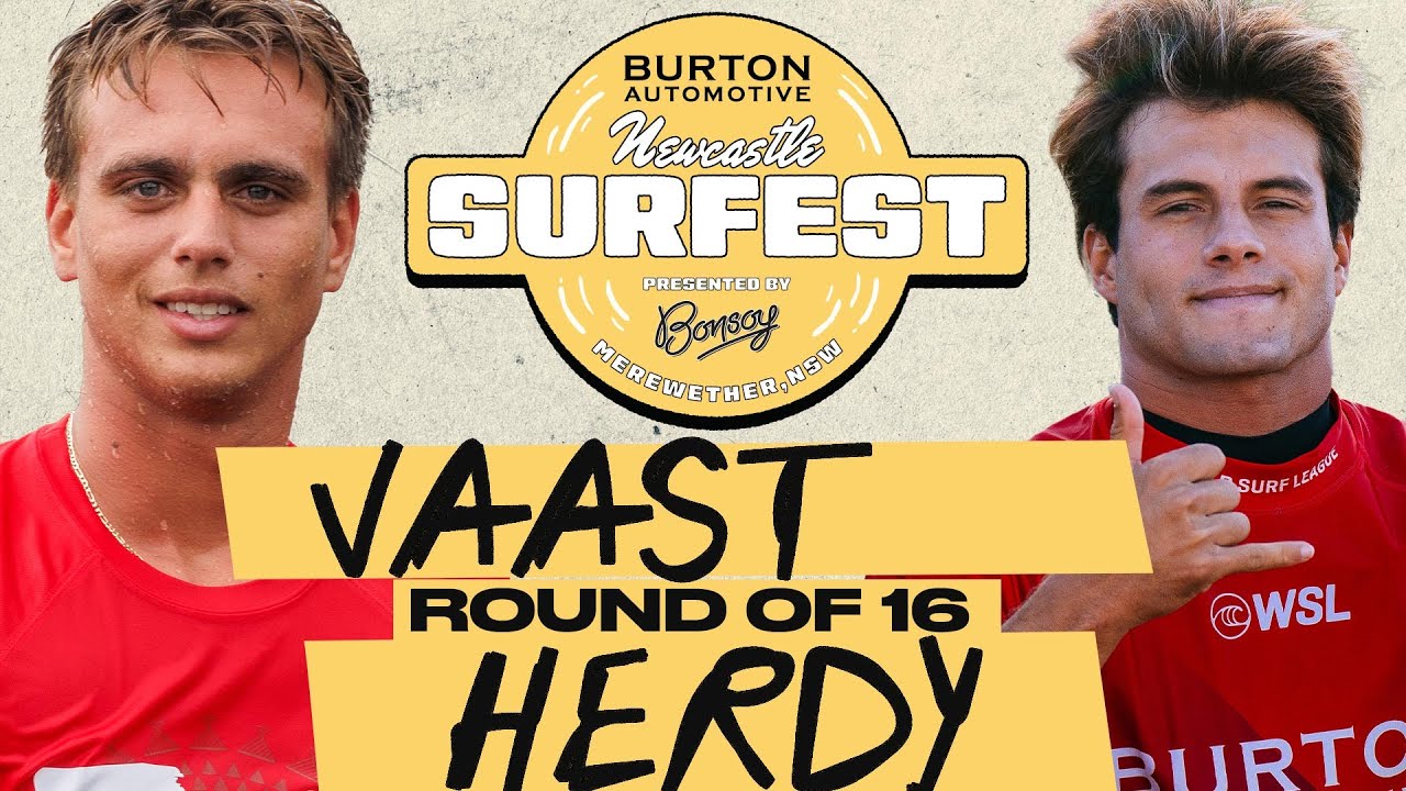 Kauli Vaast vs Mateus Herdy | Burton Automotive Newcastle Surfest pres by Bonsoy - Round of 16