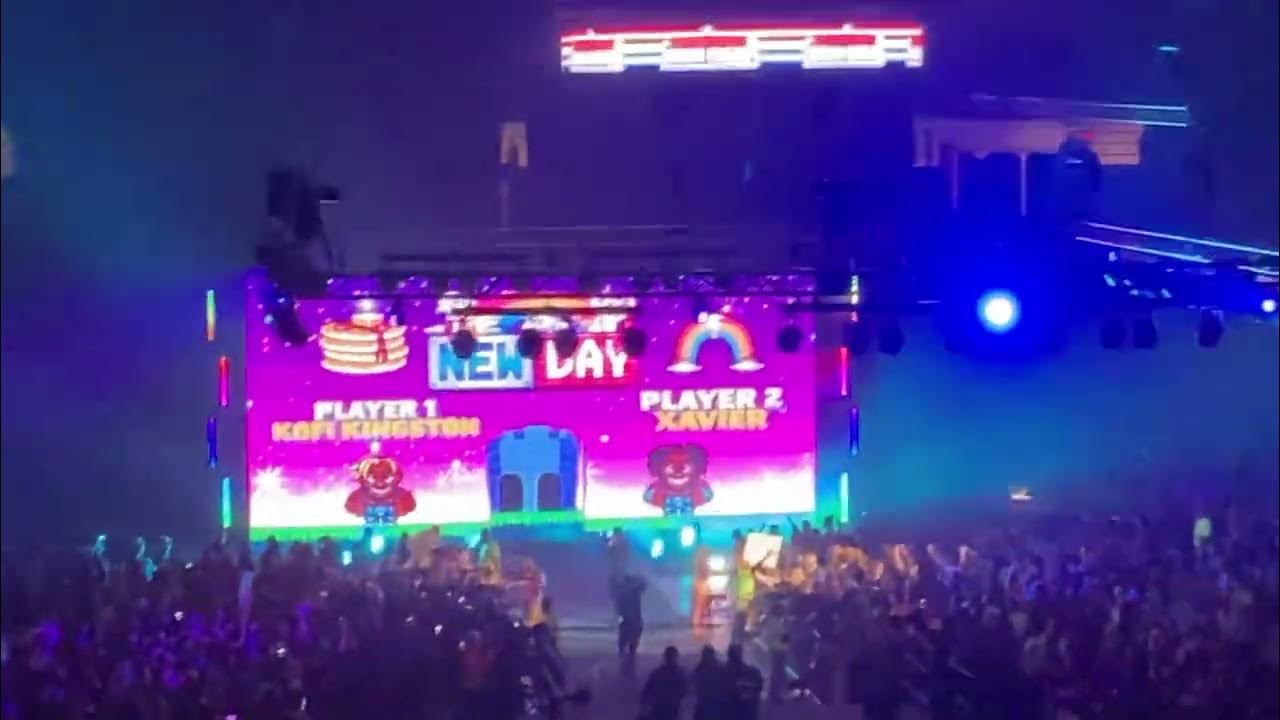 WWE Saturday Nights Main Event Peoria Illinois New Day Entrance 11/12