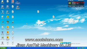 Acctek ncstudio install video /CNC router control software