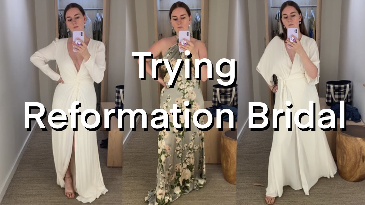 reformation wedding dress