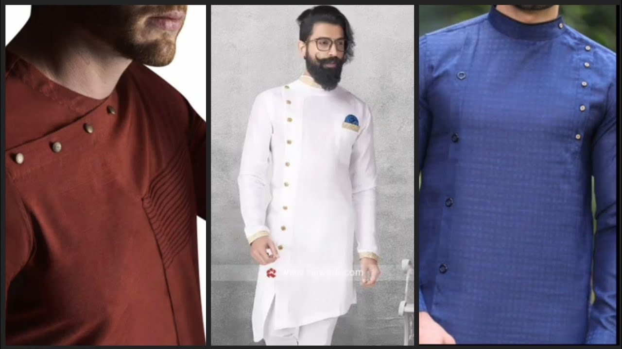 Mustard Men Kurtas - Buy Mustard Men Kurtas online in India