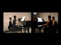 Darius Milhaud "Brazileira" (from: Scaramouche Suite) for 2 pianos - edited; Golden Fingers