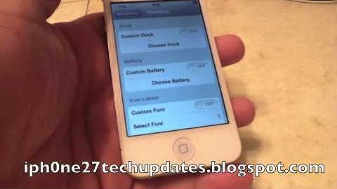 Springtomize 2 for iOS 5.0 iOS 5.0.1 for iPhone 4 iPod Touch 4