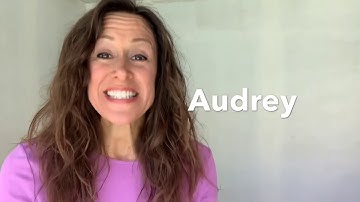 Learn to Spell AUDREY Toddler Song | Learn to Talk with Patty Shukla