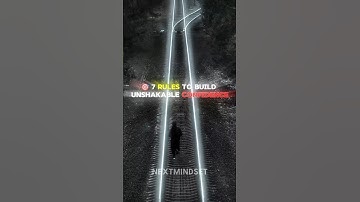 7 Rules to Build Unshakable Confidence 💯 #dicipline #motivation #mindset ##confidence #shorts