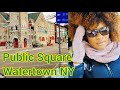 Public Square Watertown NY. Using The Hohem ISteady X For The First Time