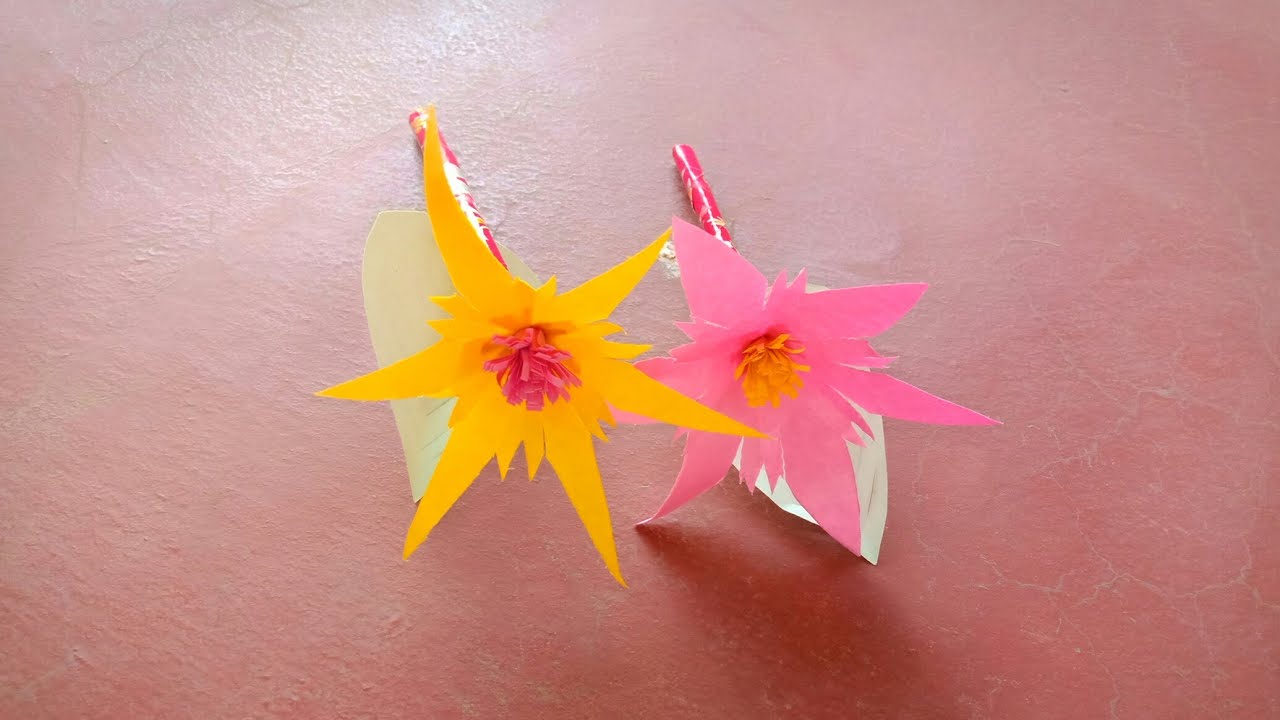 how to make a flower - YouTube