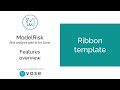 ModelRisk feature showcase: Ribbon template