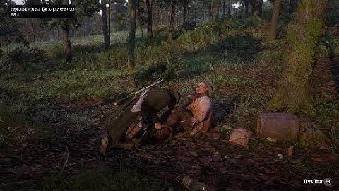 RDR2 Hunter stuck in a bear trap. Red Dead Redemption 2 random encounter