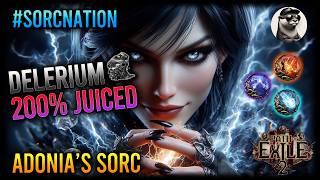 !build #SorcNation - 200% Delirium Farm | Ask Any Questions! - 0.5 PoE 2