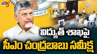 CM Chandrababu Review Meeting On Power Department - Green Energy Corridor | TV5 News