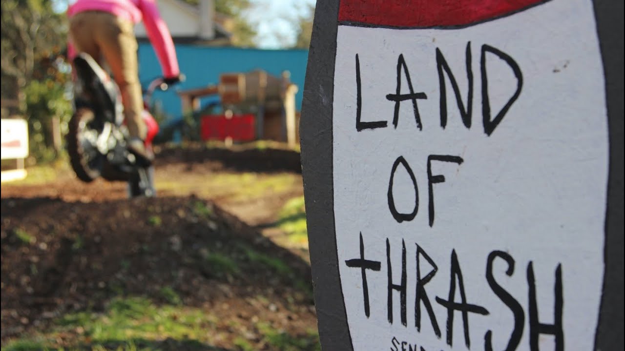 We Turned My Entire Backyard Into A Pit Bike Track *MY WIFE GET'S MAD*