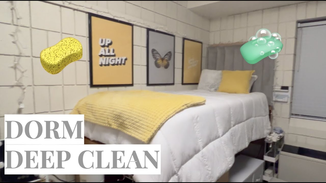 GMU Dorm Deep Clean! Jackie Johnson YouTube