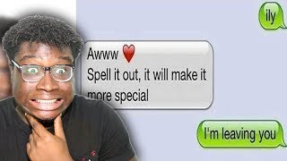 FUNNIEST BREAKUP TEXTS!