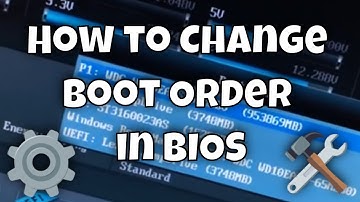How to Change Boot Order in BIOS