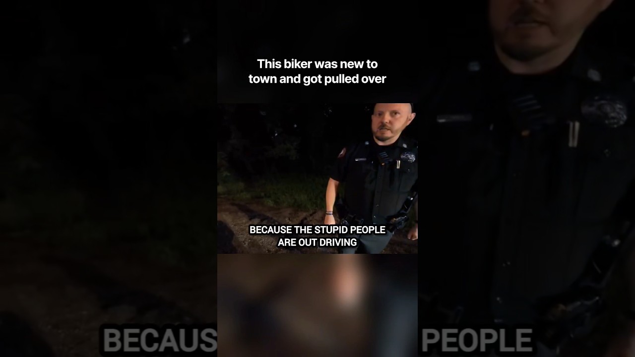 Cop gave him a break at least (Via: 816.thrash/ig) #shorts