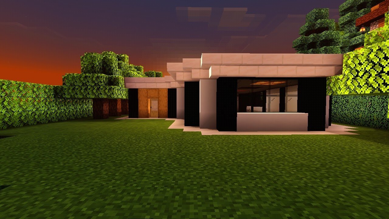 Como Hacer Una Casa Moderna En Minecraft Pequeña