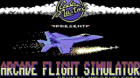 Arcade Flight Simulator Review for the Commodore 64 by John Gage