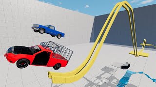 รถกระบะคอกซิ่ง ในด่านสตั้นสุดโหด จะเป็นยังไง? BeamNG.drive(ParKour)