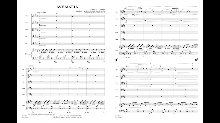 Ave Maria arranged by Robert Longfield