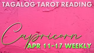 &quot;Huwag madala sa maling akala&quot; CAPRICORN WEEKLY April 11-17 2022 Tagalog Tarot Reading