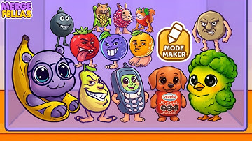 Merge Fellas Italian Baby Brainrot 3 Version 1 New Mode | Mode Maker Gameplay - Reaching Max Level