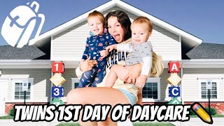 Teen Mom Vlog l Bringing My Toddlers To Their 1st Day Of DAYCARE