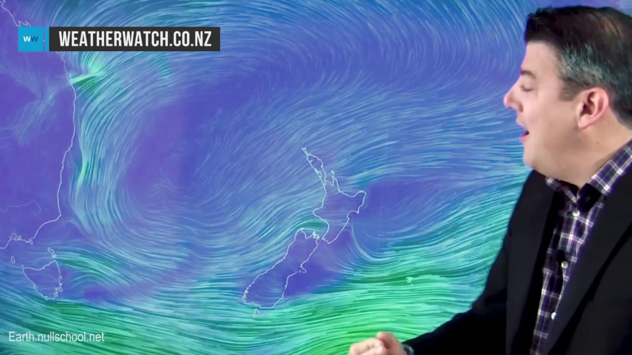 High pressure is trying to build around NZ (03/10/17) - YouTube
