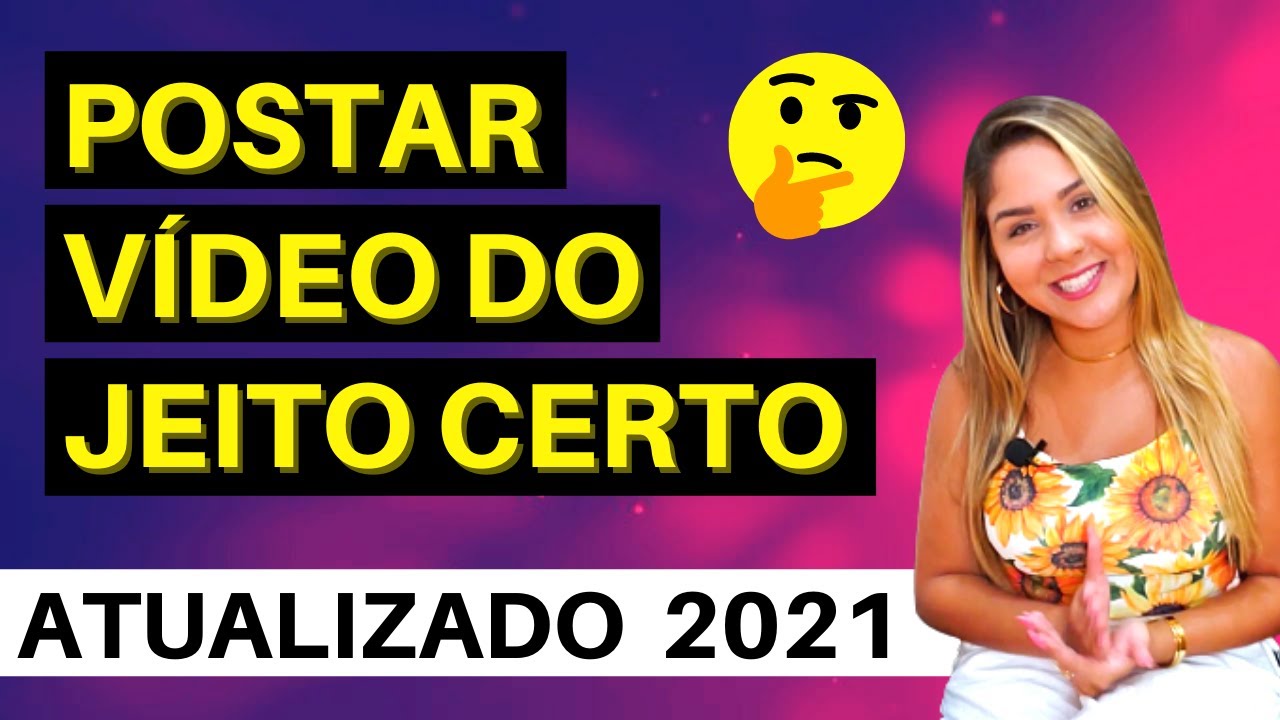 ☑️ COMO COLOCAR VÍDEO NO YOUTUBE PELO COMPUTADOR - Passo a Passo para ...
