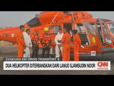 Evakuasi KM Virgo T8: Dua Helikopter Diterbangkan dari Lanud Sjamsudin Noor