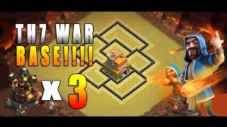Th7 War Basewar Base Th7 With 3 Air Defense