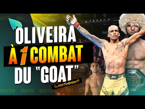 Charles Oliveira à une victoire du GOAT ?!