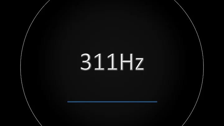 311Hz Mid Range Frequency BURP (Test Tone)