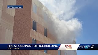 Former post office and federal building in Fort Dodge catches fire