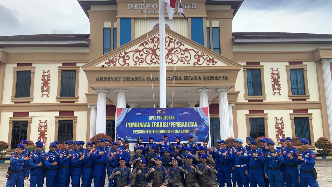INILAH AKSI PEMBINAAN TRADISI PERSONEL DITPOLAIRUD POLDA JAMBI TAHUN 2025