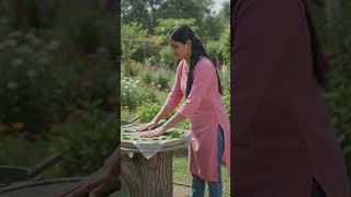 Purane Tree Trunk Se Banayi Luxury Garden Table 😱 #shorts #diy #hack #craft #homedecor