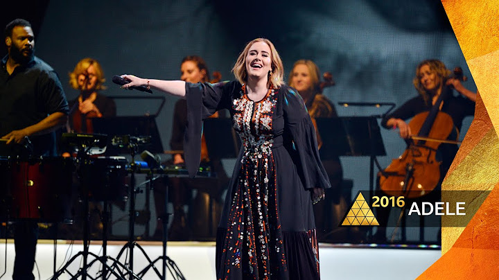 Hometown Glory Live version - Live performance video thumbnail