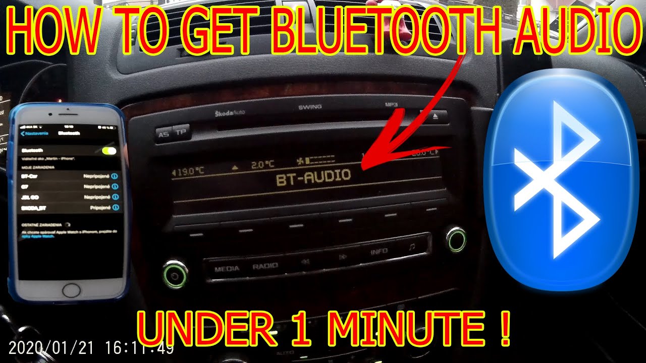 Radio Swing How To Get Bluetooth Audio Skoda Octavia Mk2 Youtube