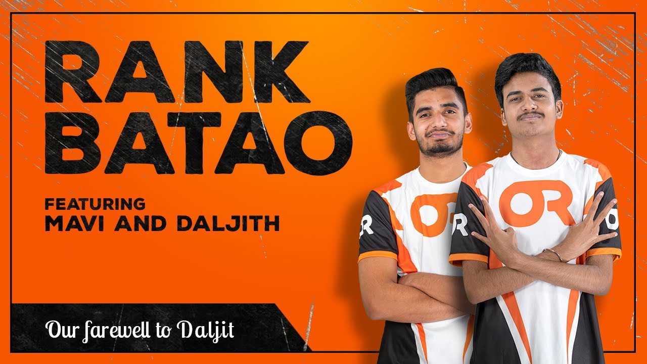 RANK BATAO with OR Mavi and OR Daljit I PUBG Mobile